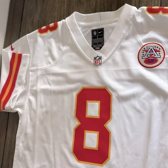 Lot of 2x NWT [Nike] & [NFL] Kansas City Chiefs NFL Jersey & Shirt Youth L 14/16 - Picture 7 of 13